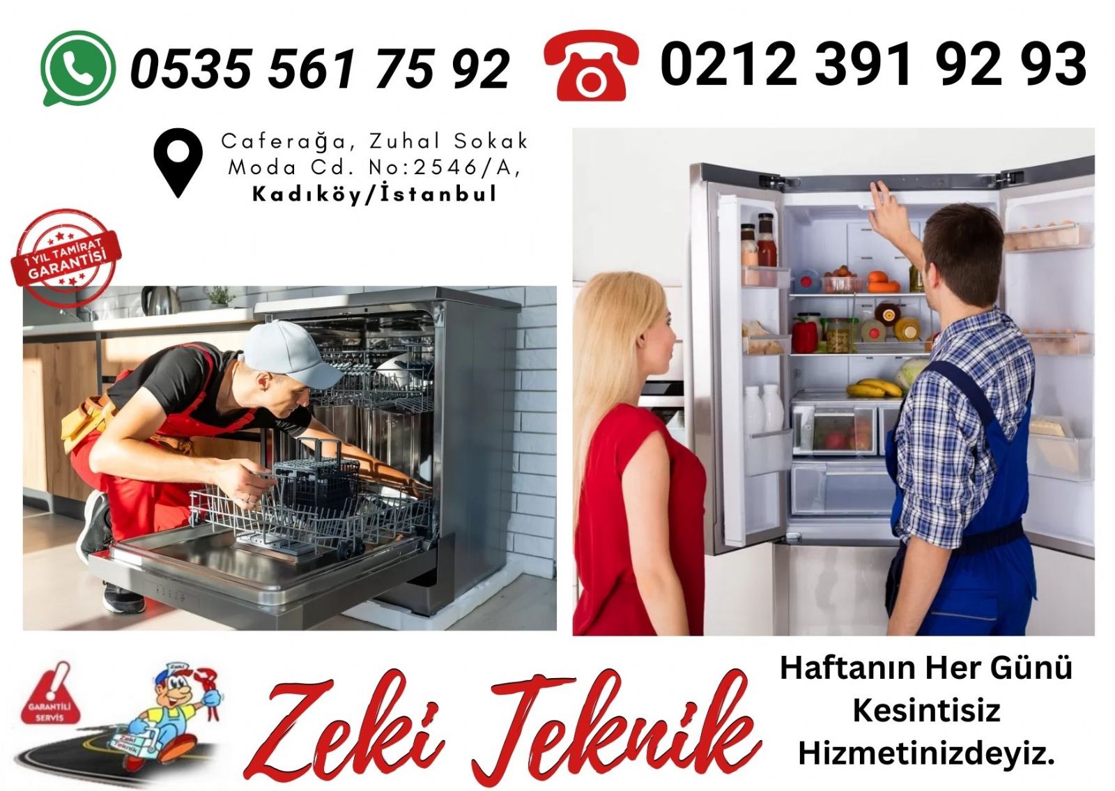Kadıköy Beyaz Eşya Servisi